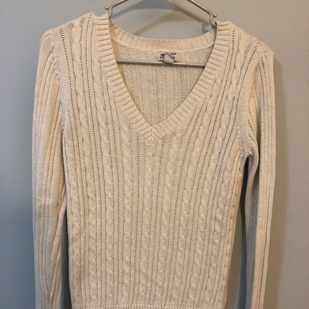 Cream sweater